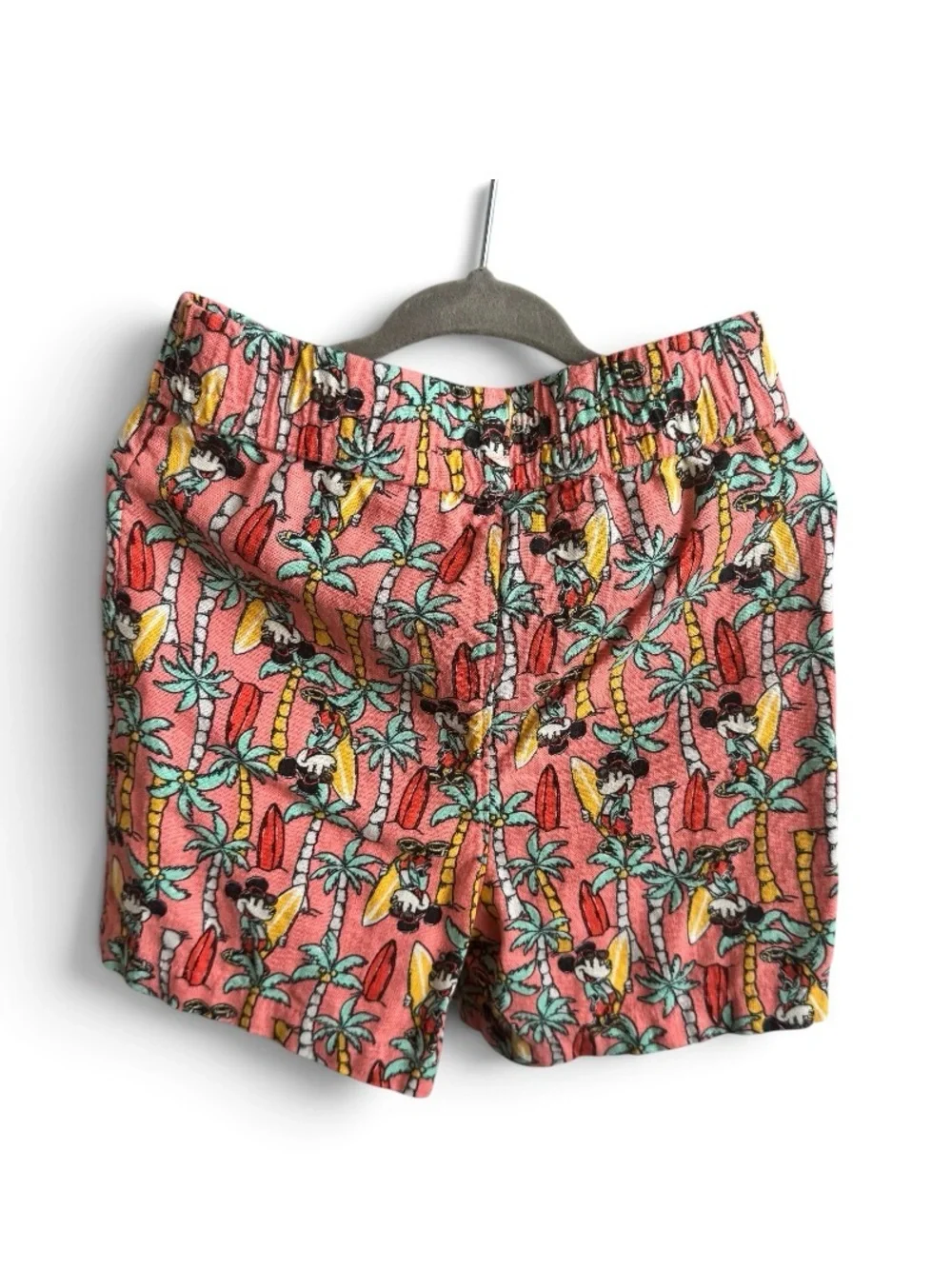 Disney Junior Mickey Mouse Tropical 2pc Short Set Size 3T EUC Hawaiian Cruise